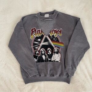 Gray Pink Floyd Crew Neck